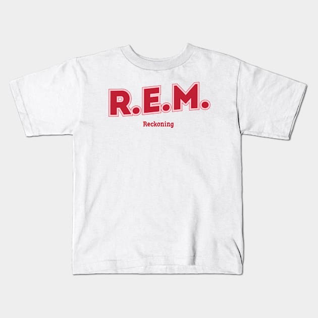 R.E.M. Reckoning Kids T-Shirt by PowelCastStudio